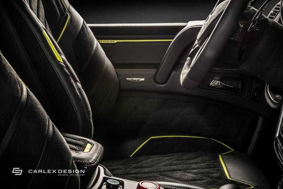 Детали интерьера Mercedes-Benz G500 4x4&sup2; by Carlex Design 2017 года  (фото 14 из 17)